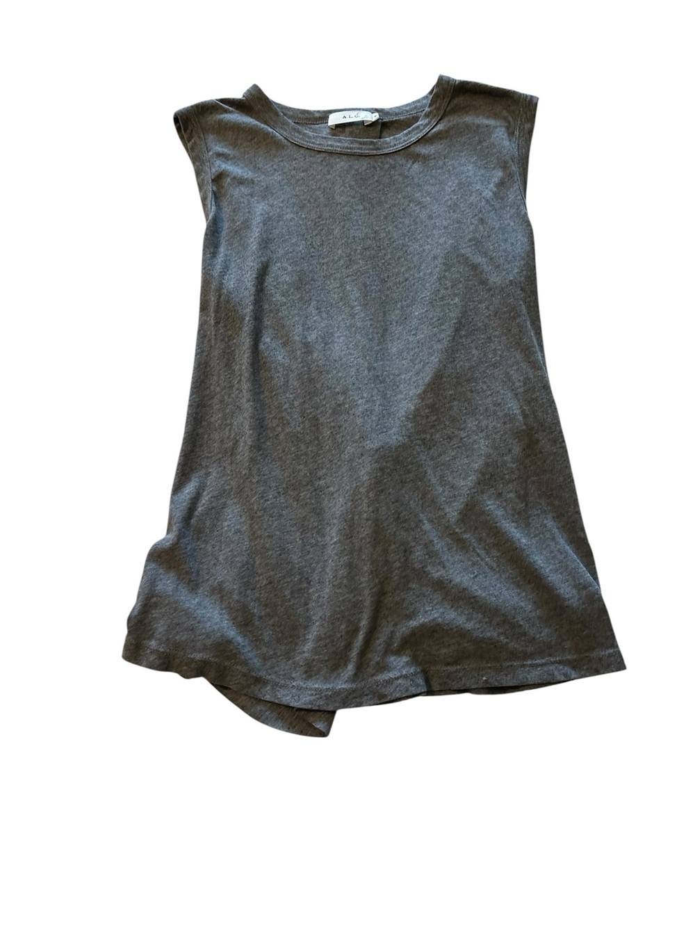 A.L.C. Charcoal Crewneck Sleeveless Tank